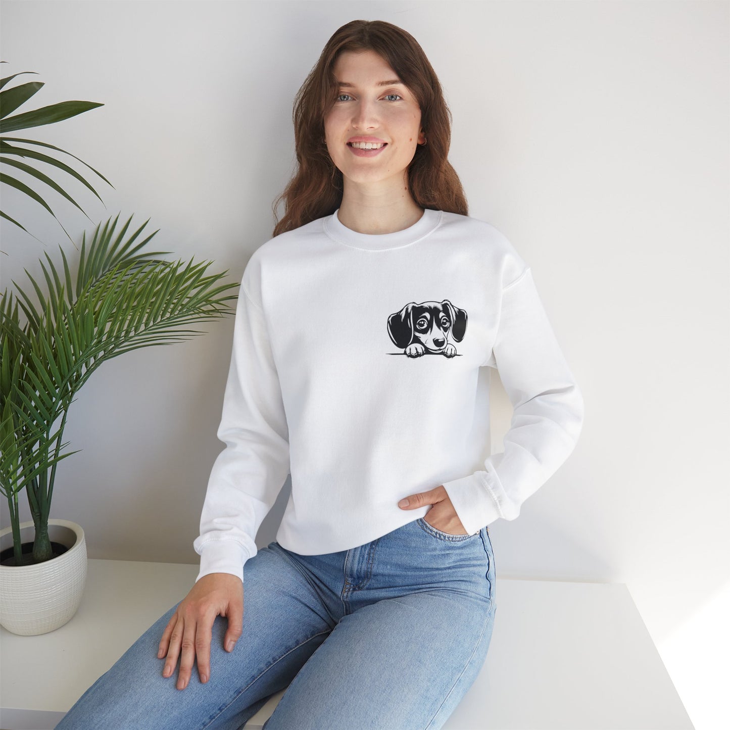 Pawsitively Snug - Unisex Heavy Blend™ Crewneck Sweatshirt