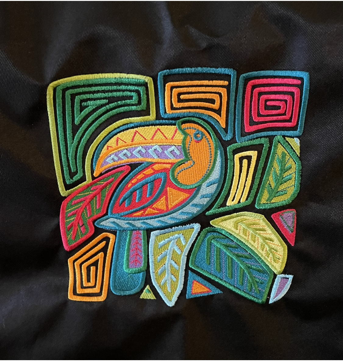 Mola Inspired Tote Bags