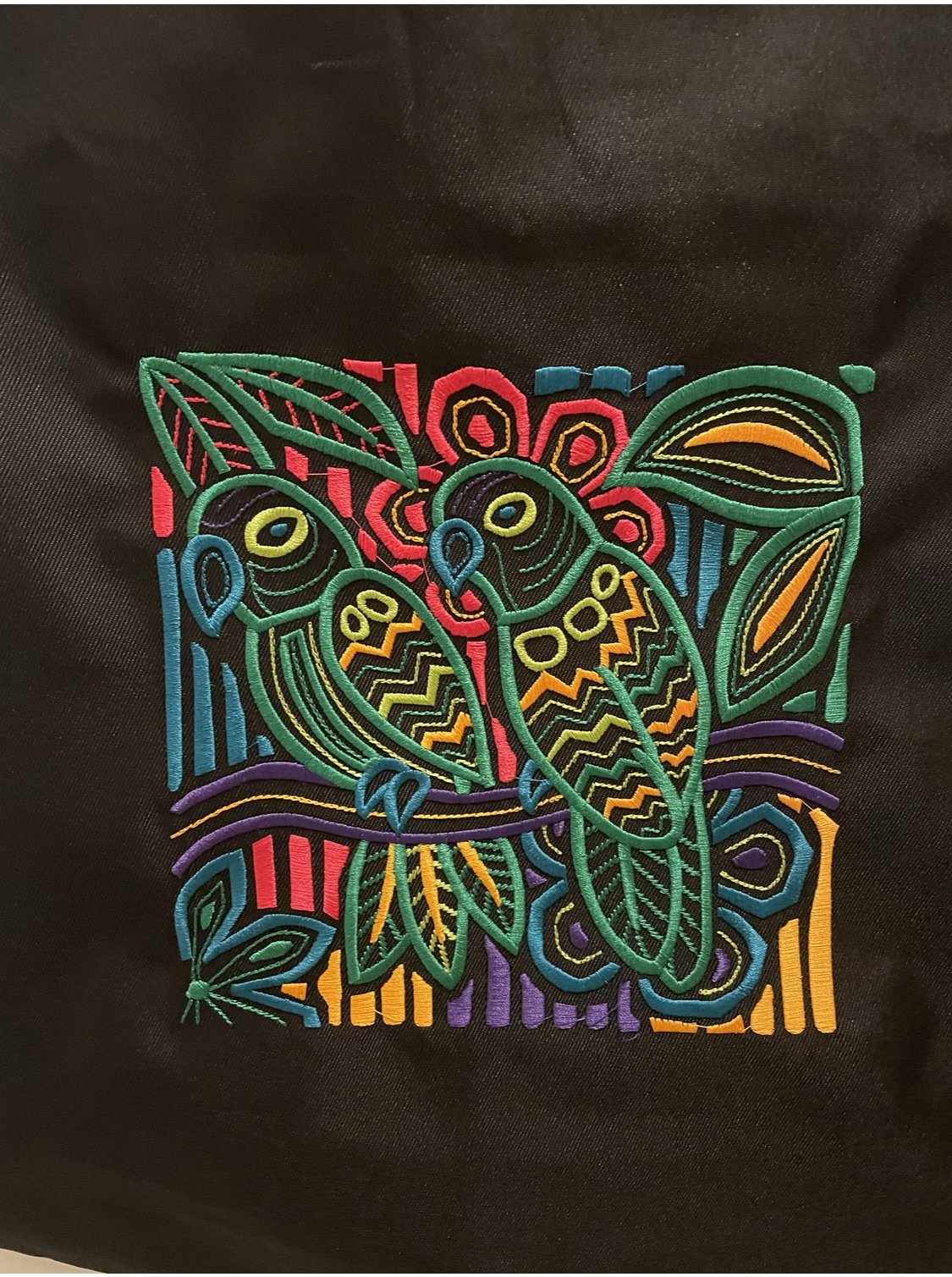 Mola Inspired Tote Bags