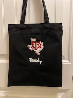 Couture custom tote bag